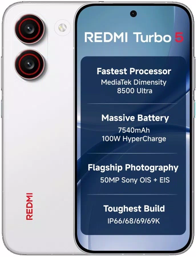 Redmi Turbo 5 официально стартовал в Индии